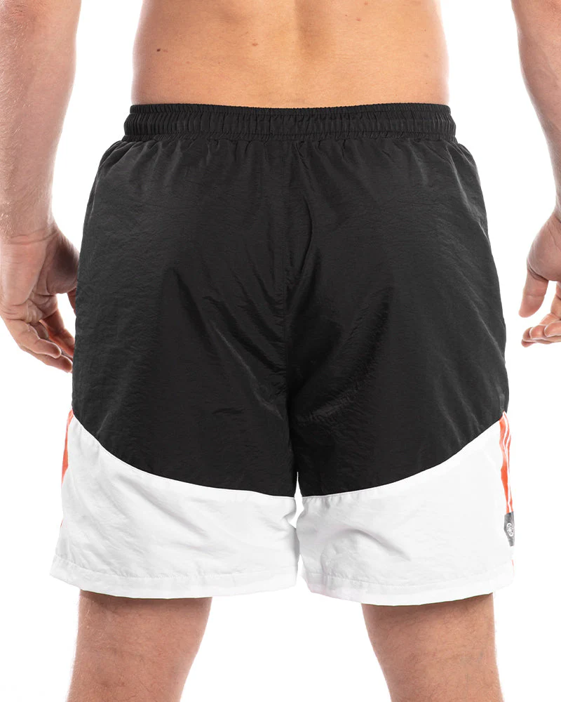 Engage Casual Block Shorts (Black/White) - Image 7