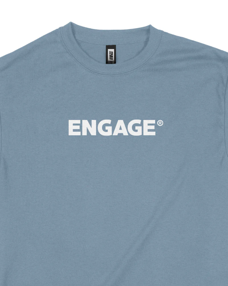 Engage Wordmark T-Shirt (Carolina Blue) - Image 3