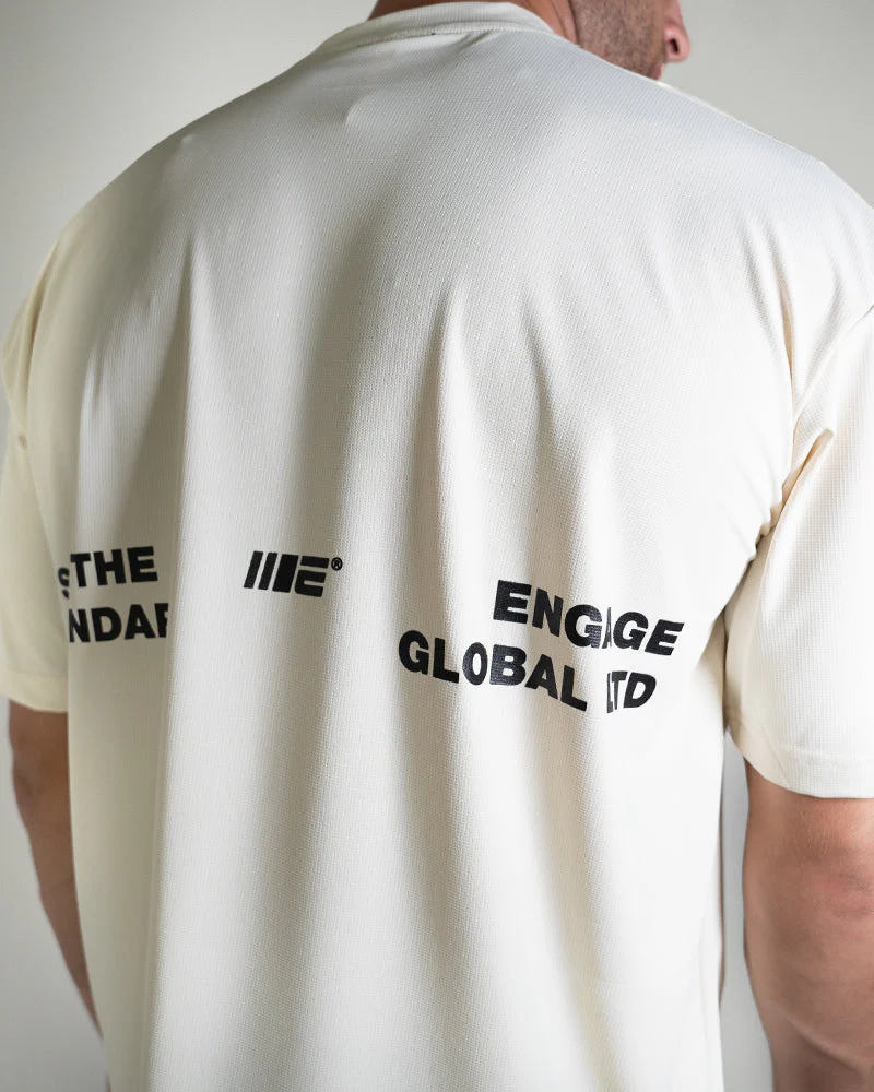 Set The Standard Oversized Training Tee (Off-White) - Image 4